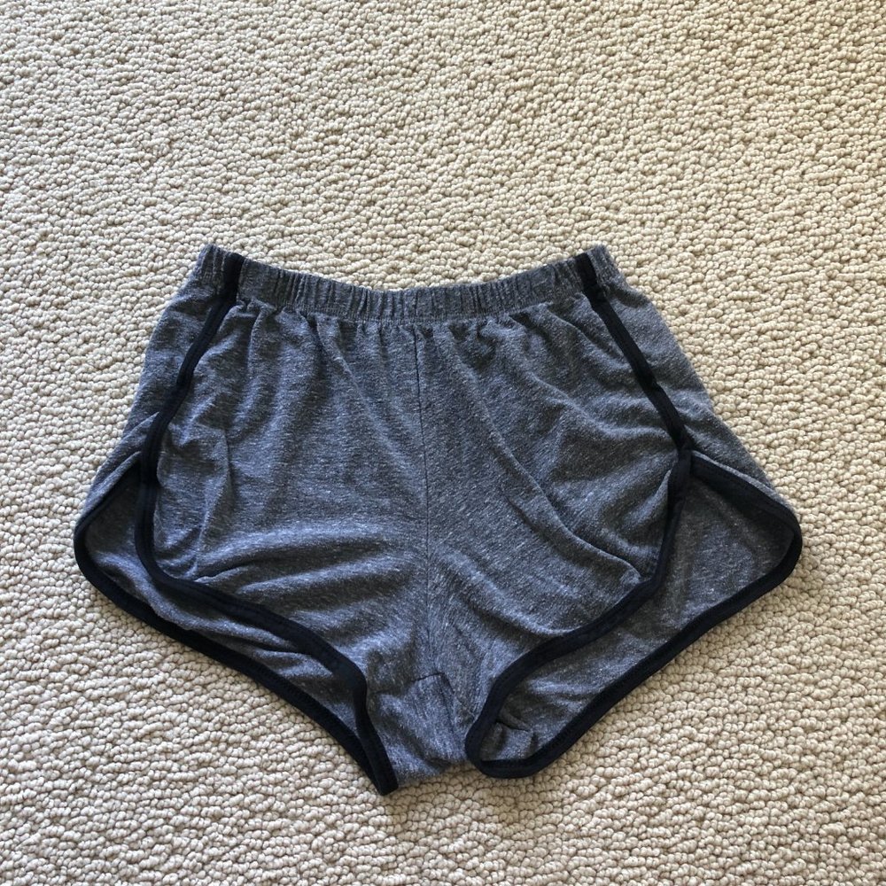 Brandy Melville Grey & Black Lisette Shorts